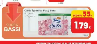 Coop Foxy Seta Carta Igienica offerta