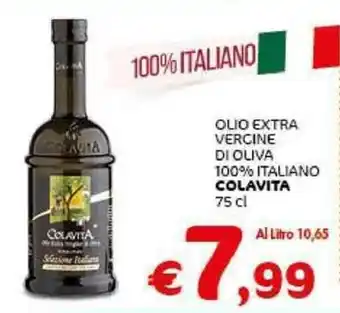 Crai OLIO EXTRA VERGINE DI OLIVA 100% ITALIANO COLAVITA 75 cl offerta