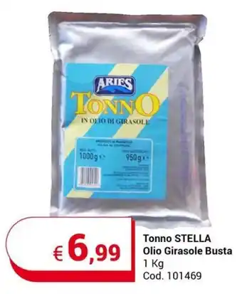 Centro Cash Tonno STELLA Olio Girasole Busta 1 kg offerta