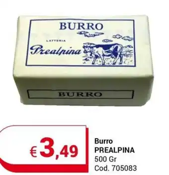 Centro Cash Burro PREALPINA 500 Gr offerta