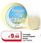 Formaggio Vaccino Rugiada Murgia