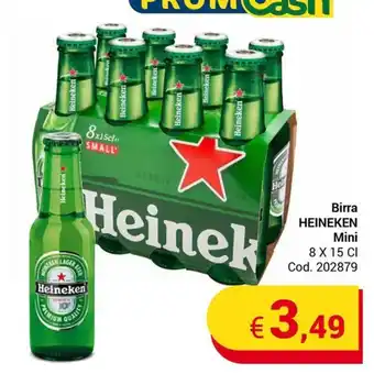 Centro Cash Birra HEINEKEN Mini 8 x15 cl offerta
