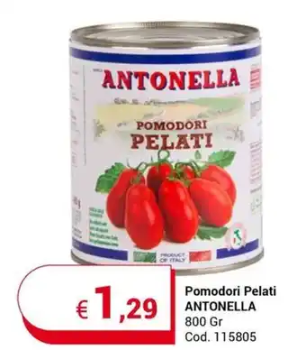 Centro Cash Pomodori Pelati ANTONELLA 800 Gr offerta