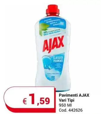 Centro Cash Pavimenti AJAX Vari Tipi 950 MI offerta