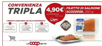 Ipercoop Ipercoop Filetto Di Salmone Scozzese offerta