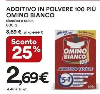 Ipercoop Omino Bianco Additivo In Polvere 100 Piu offerta