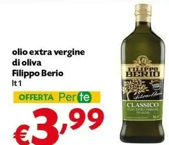 Pam Filippo berio Olio Extra Vergine Di Oliva offerta