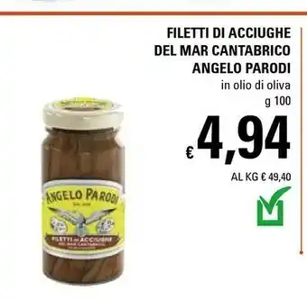 Basko Angelo parodi Filetti Di Acciughe Del Mar Cantabrico offerta