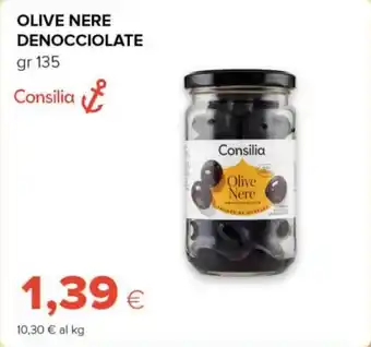 Tigre OLIVE NERE DENOCCIOLATE gr 135 Consilia offerta