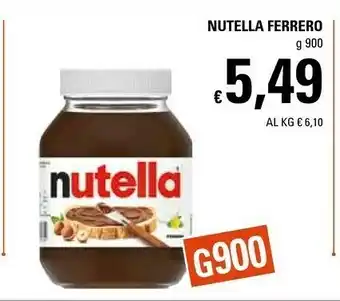 Basko Ferrero Nutella 900 G(ml) offerta