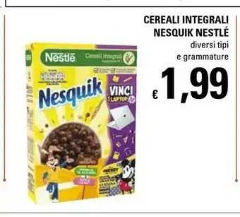 Basko Nestlè Cereali Nesquik offerta
