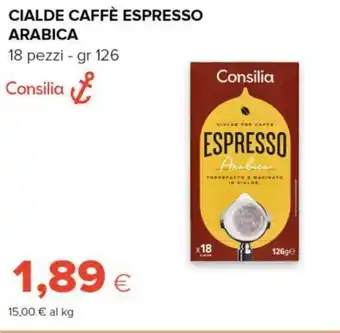 Tigre CIALDE CAFFÈ ESPRESSO ARABICA 18 pezzi - gr 126 Consilia offerta