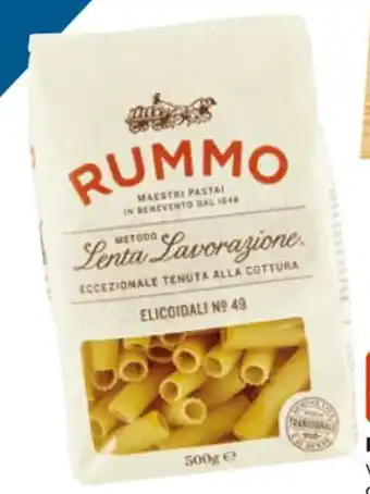 Mercatò PASTA RUMMO vari tipi gr.500 offerta