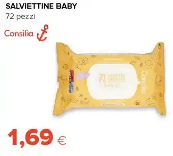 Tigre SALVIETTINE BABY 72 pezzi Consilia offerta