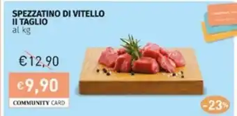 SPEZZATINO DI VITELLO II TAGLIO