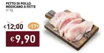 Prezzemolo e Vitale PETTO DI POLLO MODICANO A FETTE al kg offerta