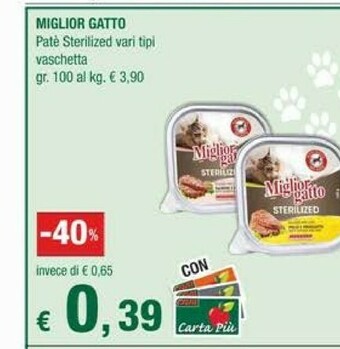 Crai Cibo per gatti offerta