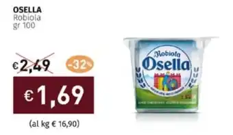Prezzemolo e Vitale OSELLA Robiola gr 100 offerta
