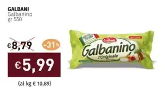 Prezzemolo e Vitale GALBANI Galbanino gr 550 offerta