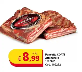 Pancetta COATI Affumicata 1/2 S/V