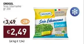 Prezzemolo e Vitale OROGEL Soia Edamame gr 330 offerta