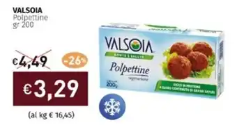 Prezzemolo e Vitale VALSOIA Polpettine gr 200 offerta