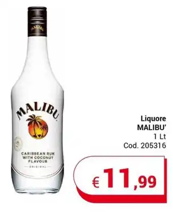 Liquore MALIBU' 1 lt