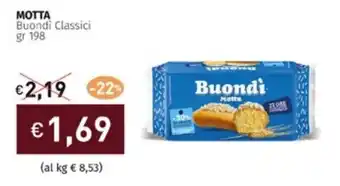 Prezzemolo e Vitale MOTTA Buondi Classici gr 198 offerta