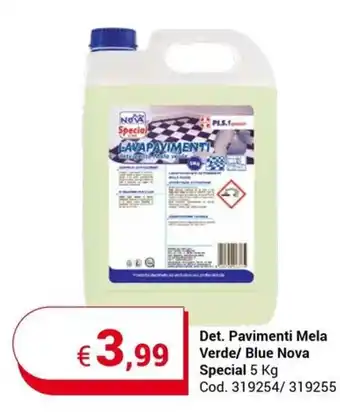 Centro Cash Det. Pavimenti Mela Verde/ Blue Nova Special 5 Kg offerta