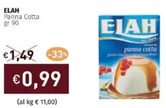Prezzemolo e Vitale ELAH Panna Cotta gr 90 offerta