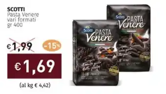 SCOTTI Pasta Venere vari formati gr 400