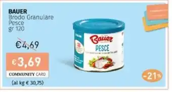 BAUER Brodo Granulare Pesce gr 120