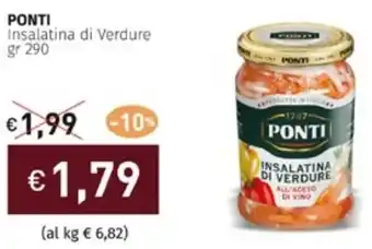 Prezzemolo e Vitale PONTI Insalatina di Verdure gr 290 offerta