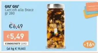 Prezzemolo e Vitale GIỮ GIỮ Carciofi alla Brace GR 280 offerta