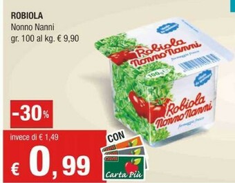 Crai Nonno Nanni Robiola offerta