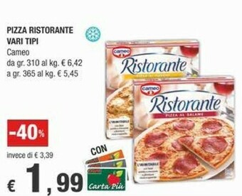 Crai Pizza surgelata offerta