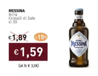 Prezzemolo e Vitale MESSINA Birra Cristalli di Sale cl 50 offerta