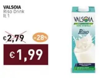 Prezzemolo e Vitale VALSOIA Riso Drink lt 1 offerta
