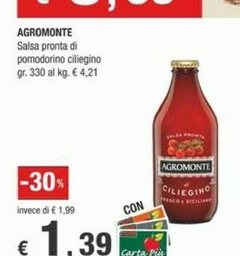Crai Agromonte Passata di pomodoro offerta