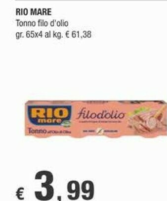 Crai Rio Mare Tonno Rio mare offerta