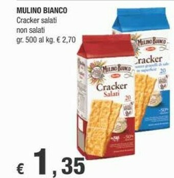 Crai Mulino Bianco Crackers offerta