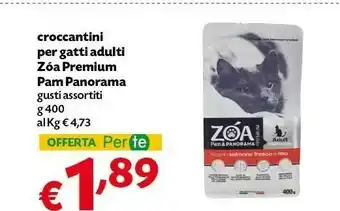 Pam Zóa Premium Pam Panorama Croccantini Per Gatti Adulti offerta