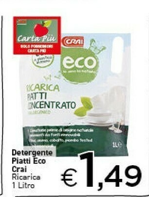 Crai Detersivo piatti offerta