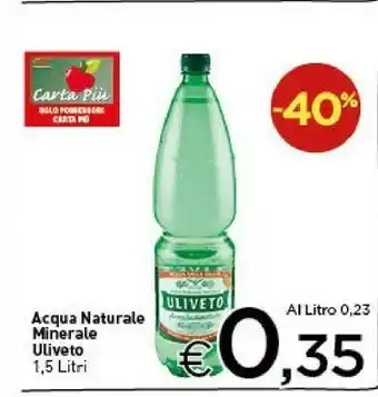 Crai Uliveto Acqua offerta