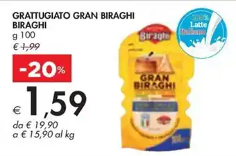 Bennet GRATTUGIATO GRAN BIRAGHI BIRAGHI g 100 offerta