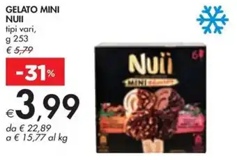 Bennet GELATO MINI NUII tipi vari, g 253 offerta