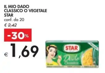 Bennet IL MIO DADO CLASSICO O VEGETALE STAR conf. da 20 offerta