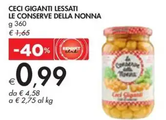 Bennet CECI GIGANTI LESSATI LE CONSERVE DELLA NONNA g 360 offerta