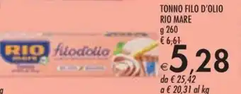 TONNO FILO D'OLIO RIO MARE g 260