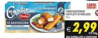 Gros Findus Bastoncini offerta